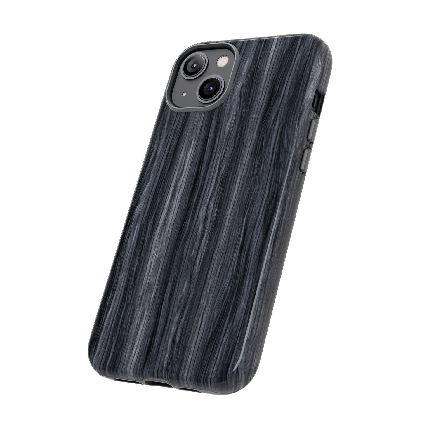 Black Wood (iPhone X - iPhone 17 Pro Max) [TOUGH CASE]