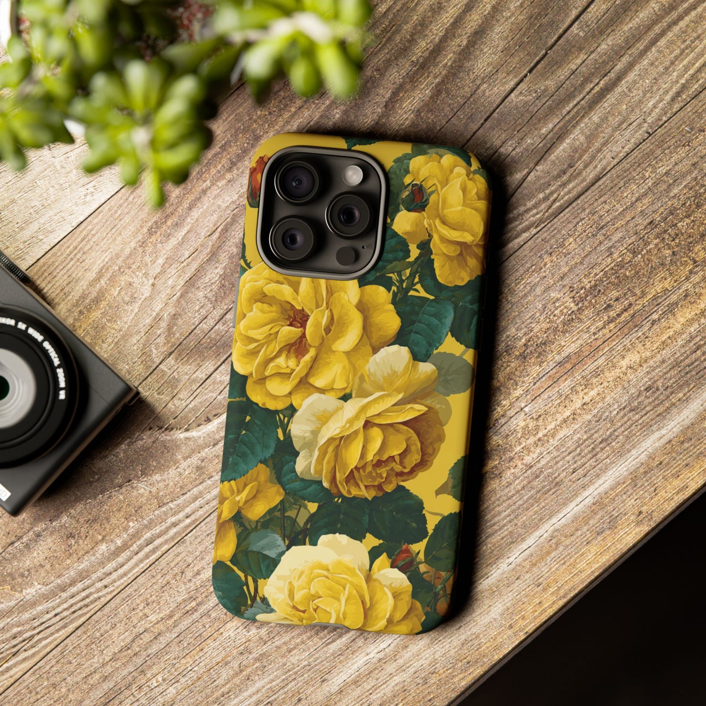 Floral Yellow Roses [TOUGH CASE]