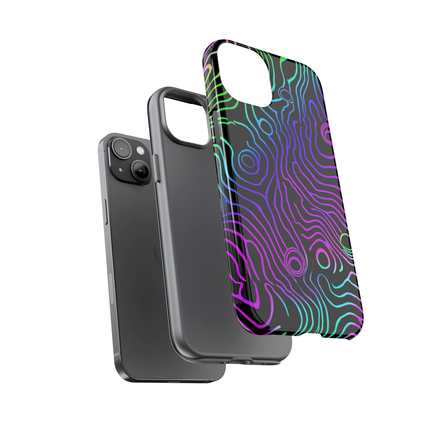 Topographic (iPhone X - iPhone 17 Pro Max) [TOUGH CASE]