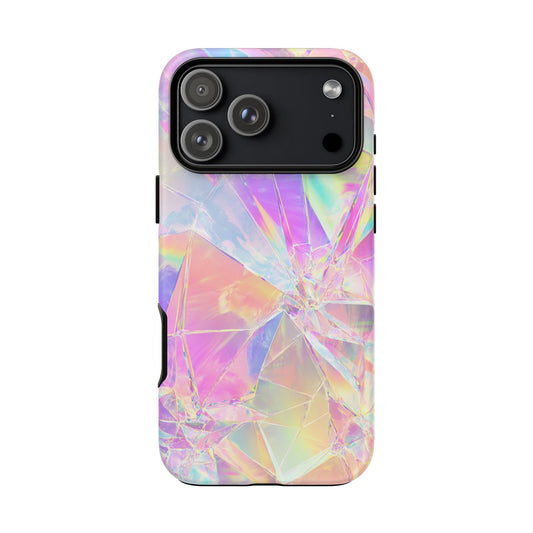 Iridescent Shards Phone Case (iPhone X - iPhone 17 Pro Max) [TOUGH CASE]