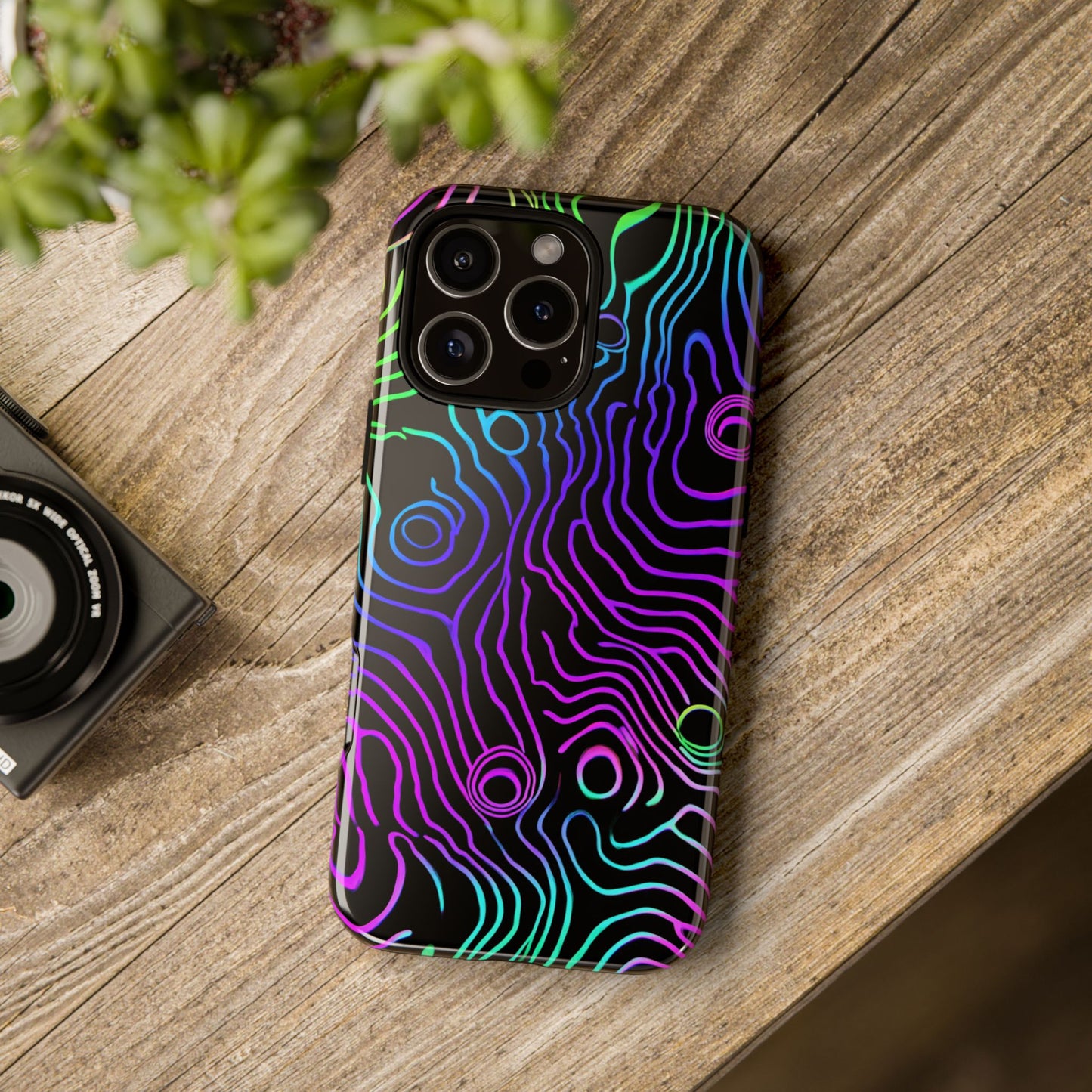 Topographic (iPhone X - iPhone 17 Pro Max) [TOUGH CASE]