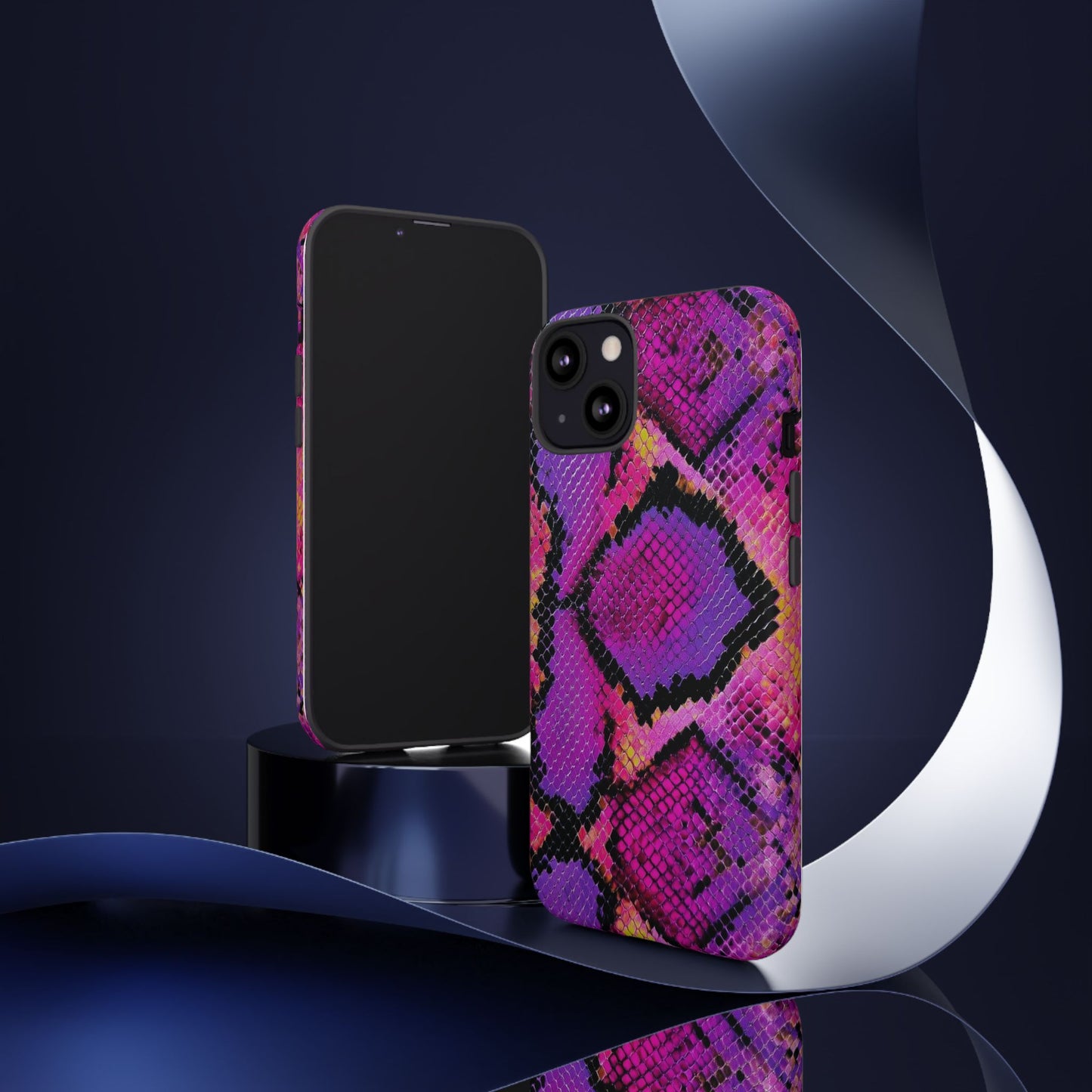 Purple Pink Snake Skin [TOUGH CASE]