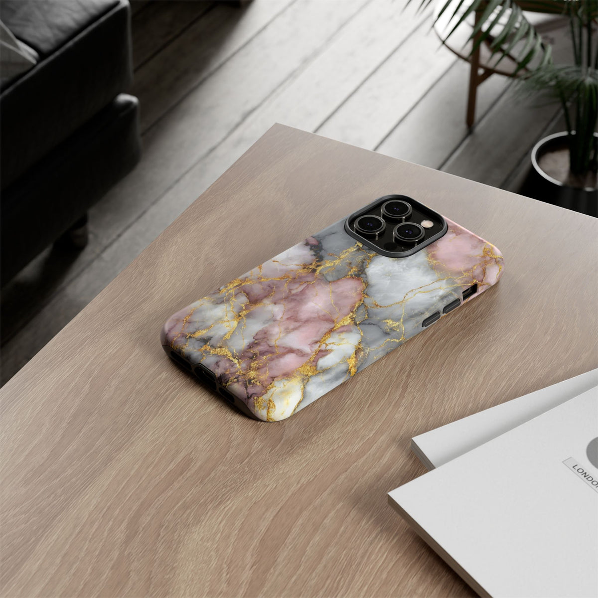 Rose & White Marble