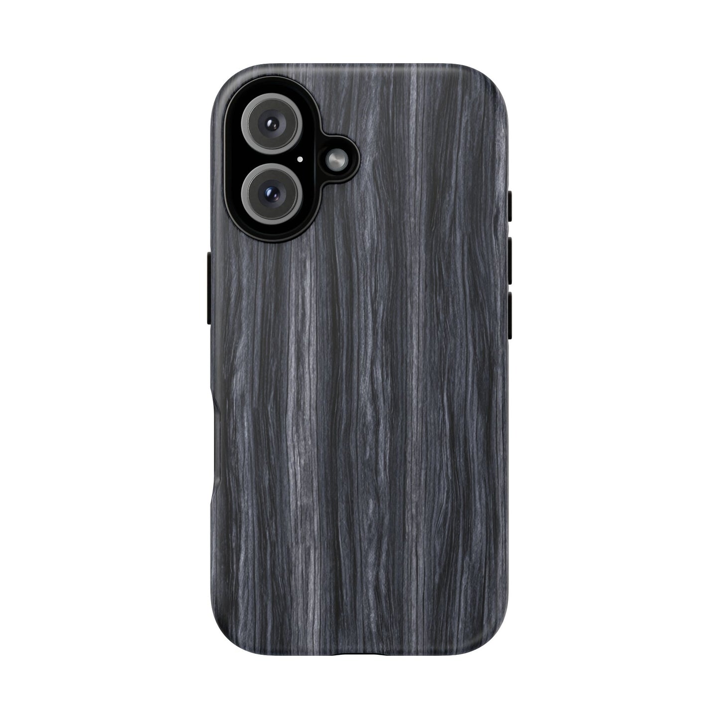 Black Wood (iPhone X - iPhone 17 Pro Max) [TOUGH CASE]