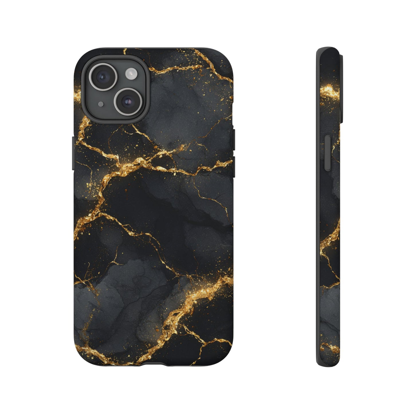 Black & Gold Marble [TOUGH CASE]