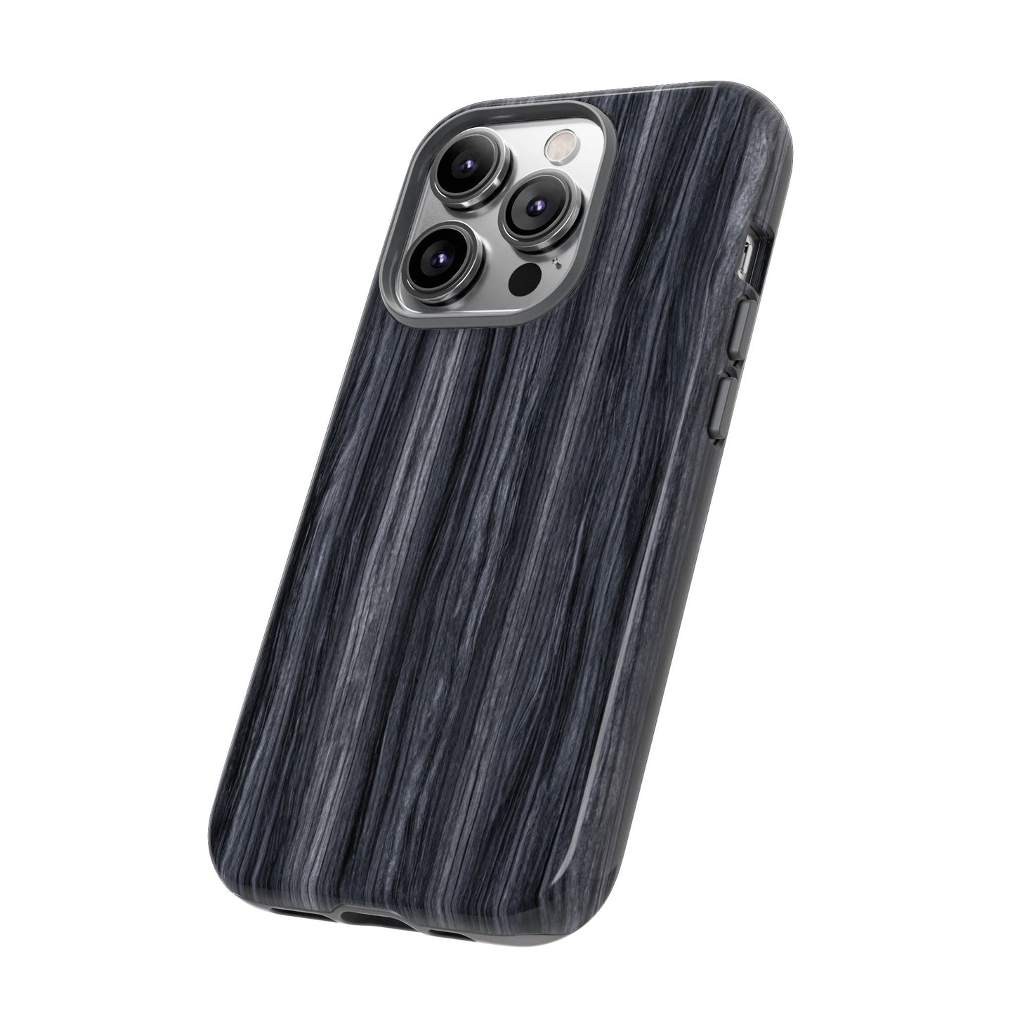 Black Wood (iPhone X - iPhone 17 Pro Max) [TOUGH CASE]