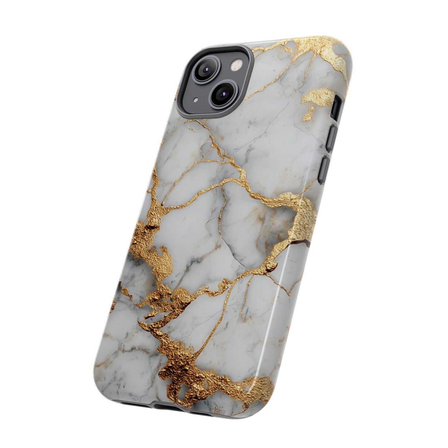 White & Gold Marble [TOUGH CASE]