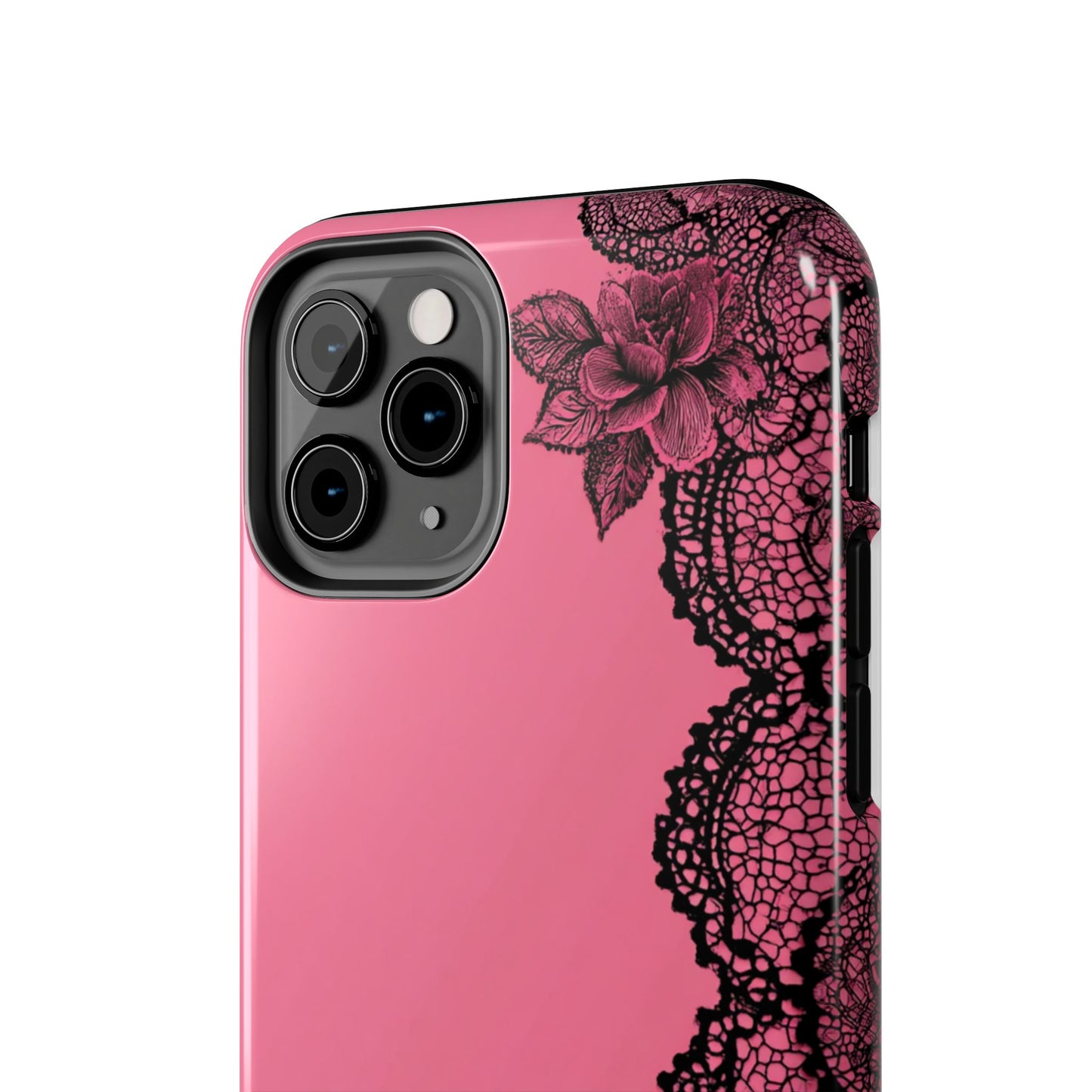 Pink Floral Lace