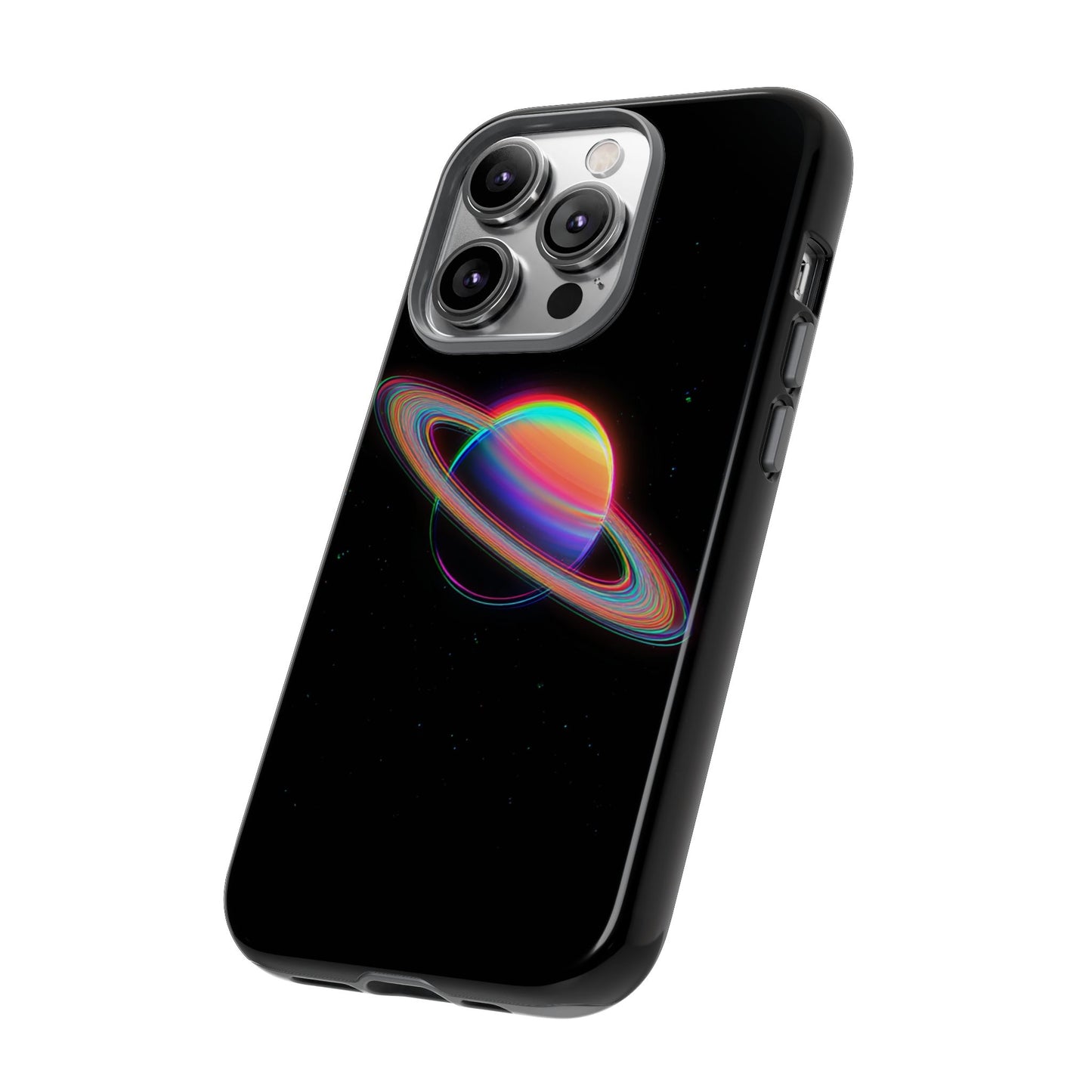 Glitched Saturn – (iPhone X - iPhone 17 Pro Max) [TOUGH CASE]