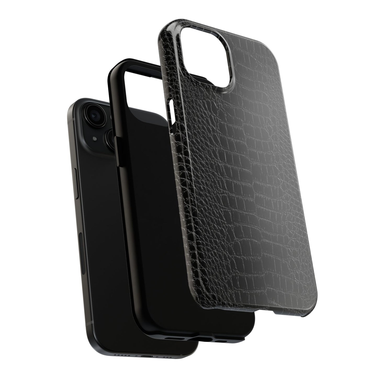 Black Crocodile Skin