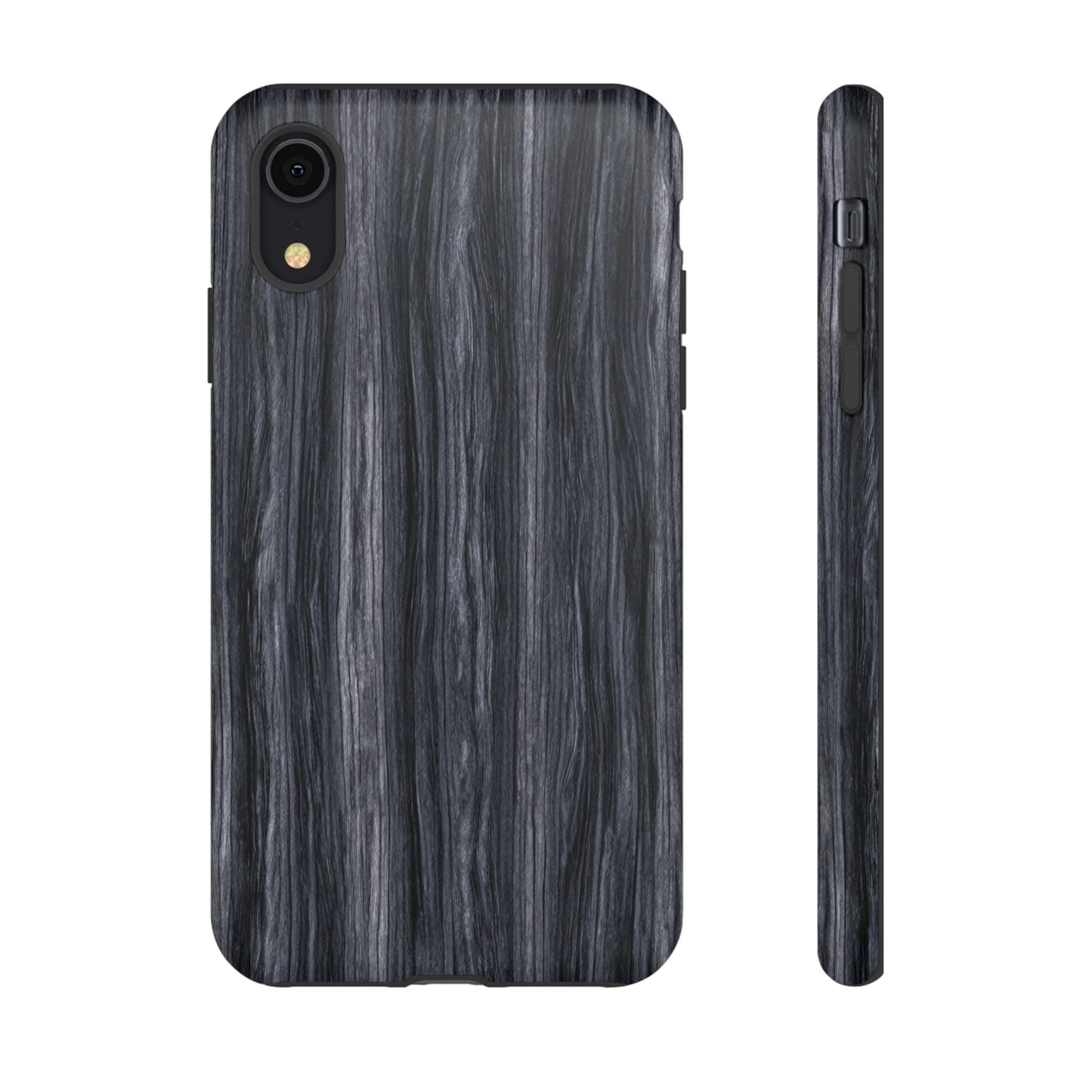 Black Wood (iPhone X - iPhone 17 Pro Max) [TOUGH CASE]