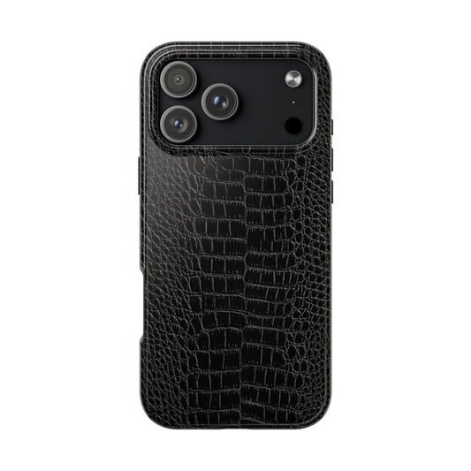 Black Crocodile Skin