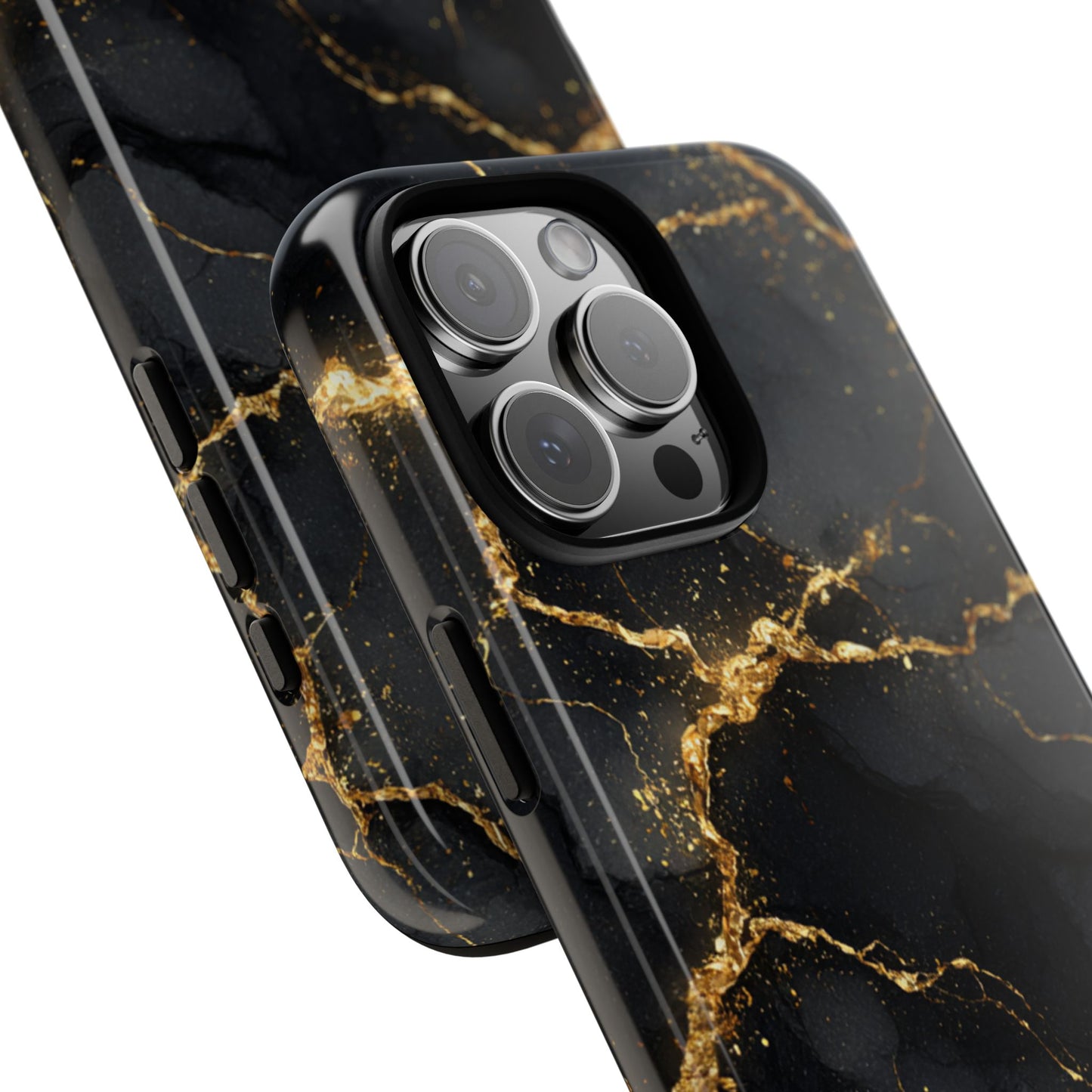 Black & Gold Marble [TOUGH CASE]