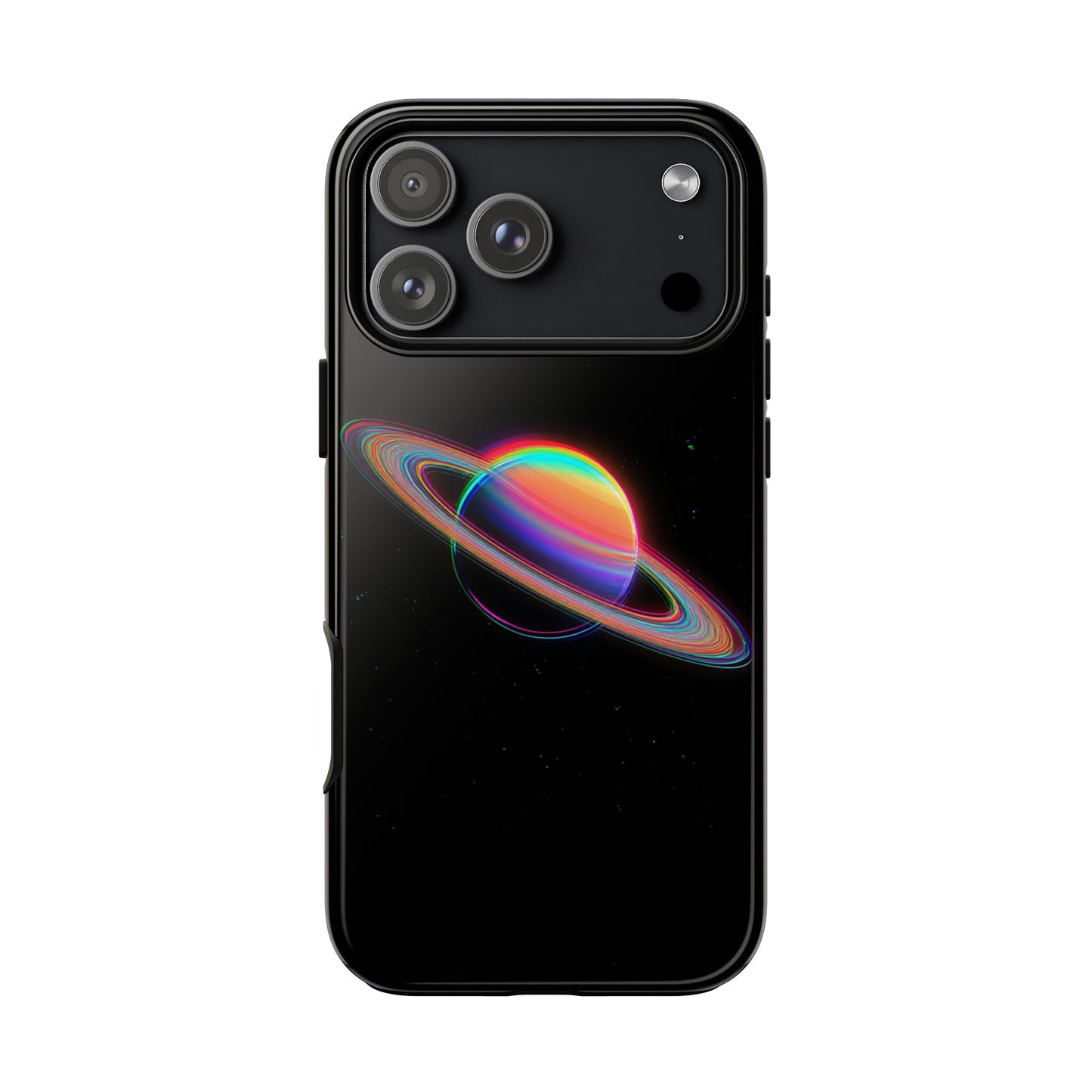 Glitched Saturn – (iPhone X - iPhone 17 Pro Max) [TOUGH CASE]