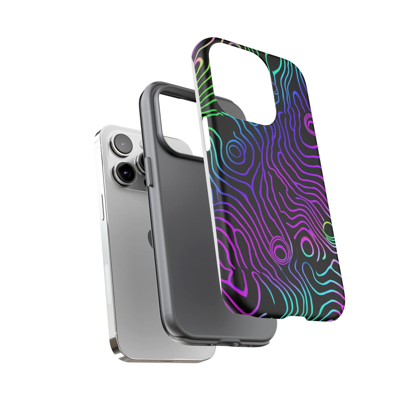 Topographic (iPhone X - iPhone 17 Pro Max) [TOUGH CASE]
