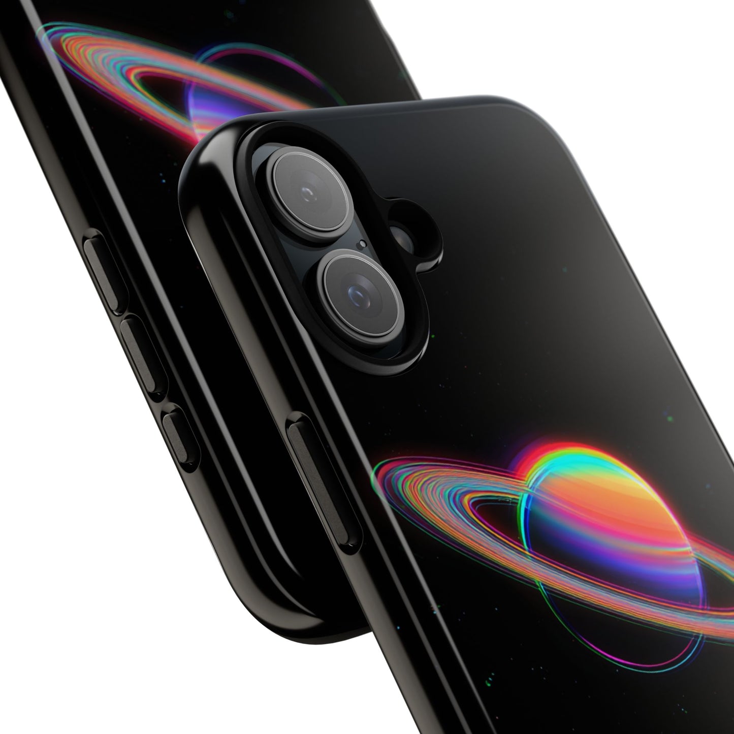 Glitched Saturn – (iPhone X - iPhone 17 Pro Max) [TOUGH CASE]