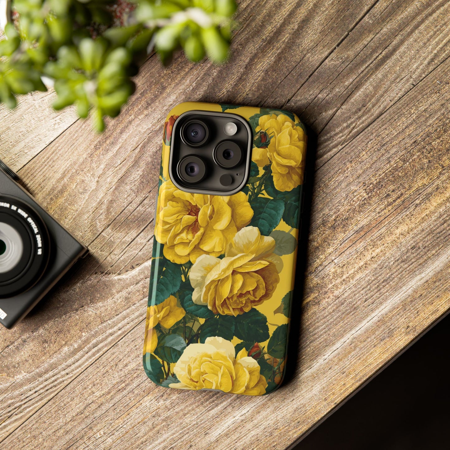 Floral Yellow Roses [TOUGH CASE]