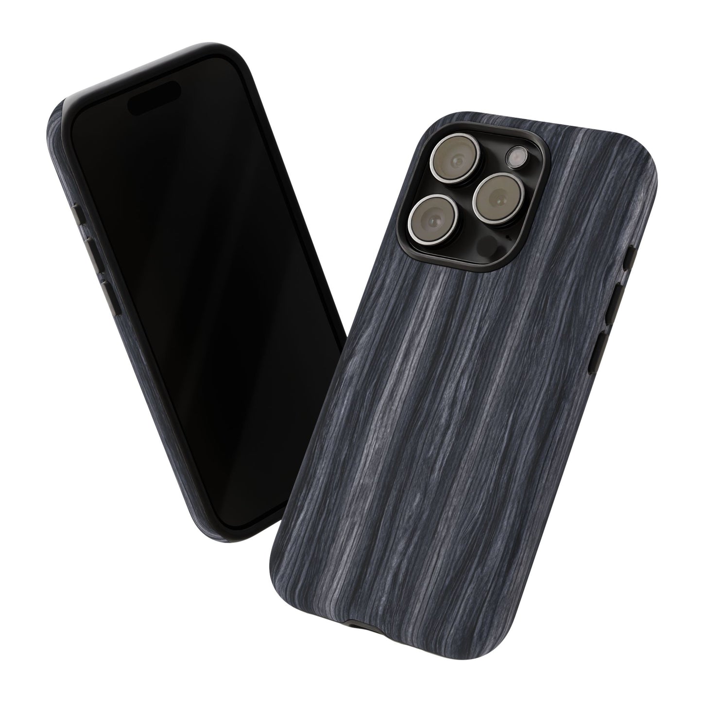 Black Wood (iPhone X - iPhone 17 Pro Max) [TOUGH CASE]