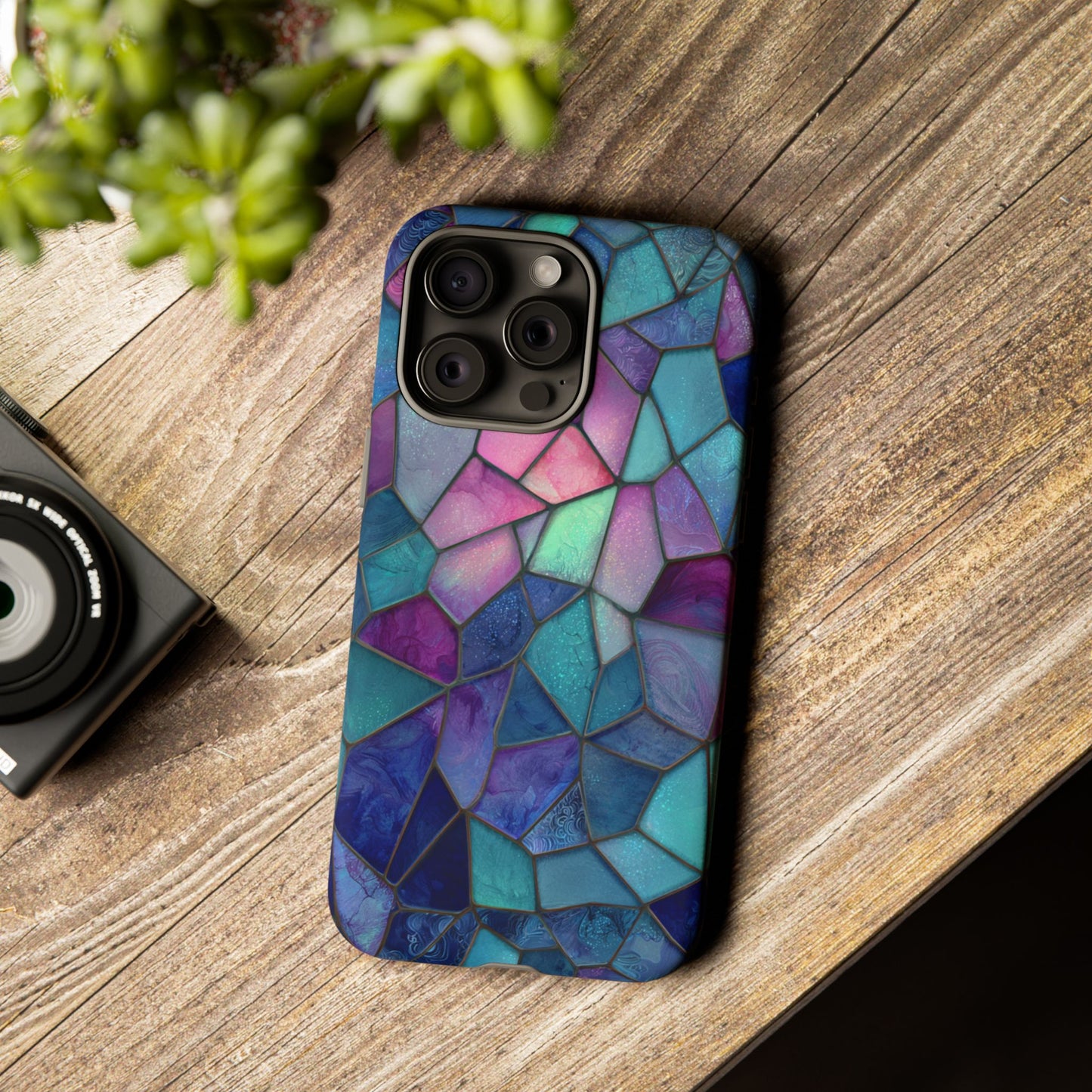 Stained Glass (iPhone X - iPhone 17 Pro Max) [TOUGH CASE]