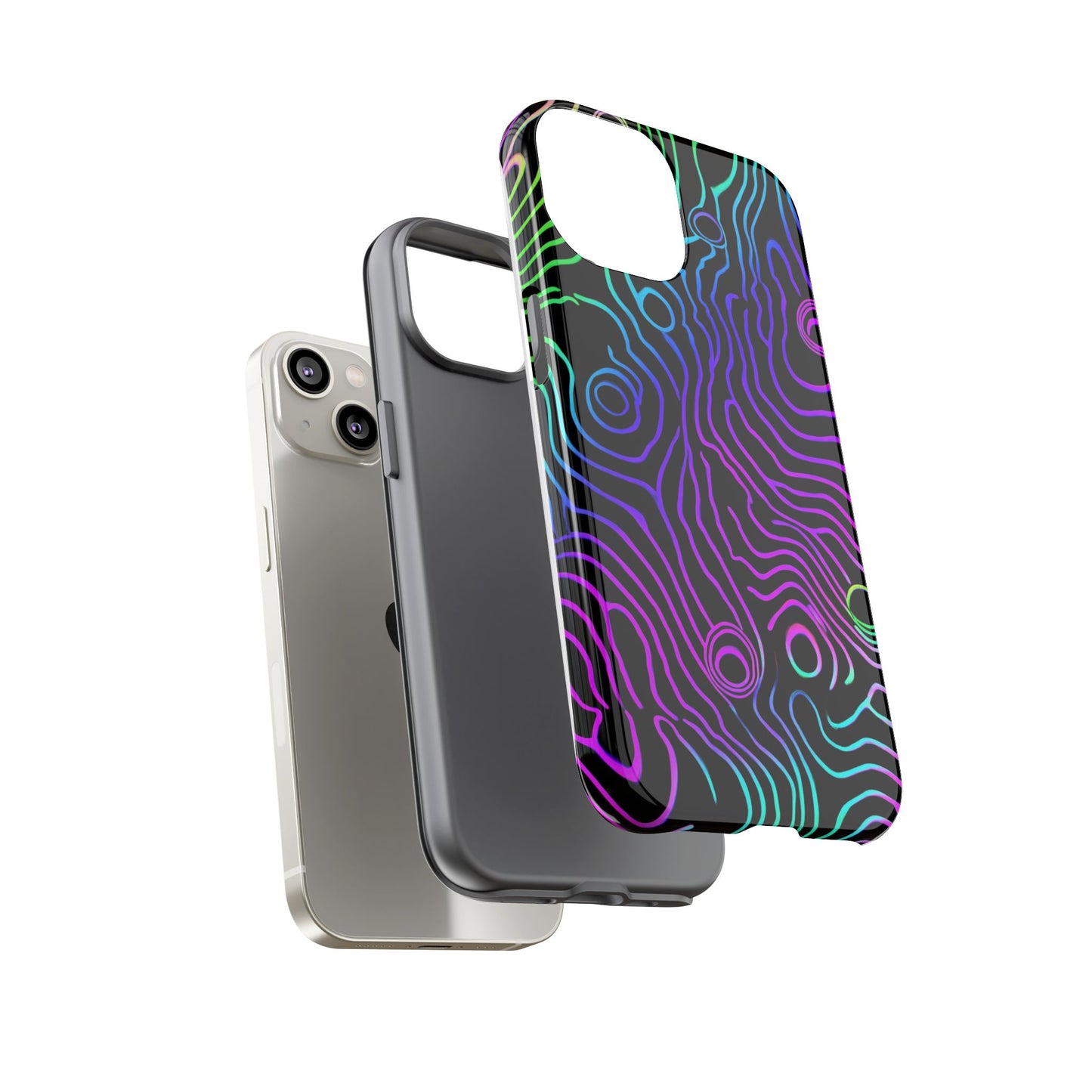 Topographic (iPhone X - iPhone 17 Pro Max) [TOUGH CASE]