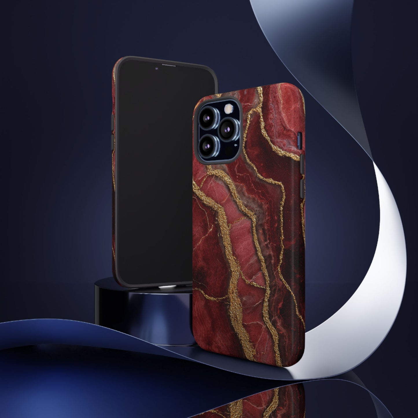 Red & Gold Marble [TOUGH CASE]