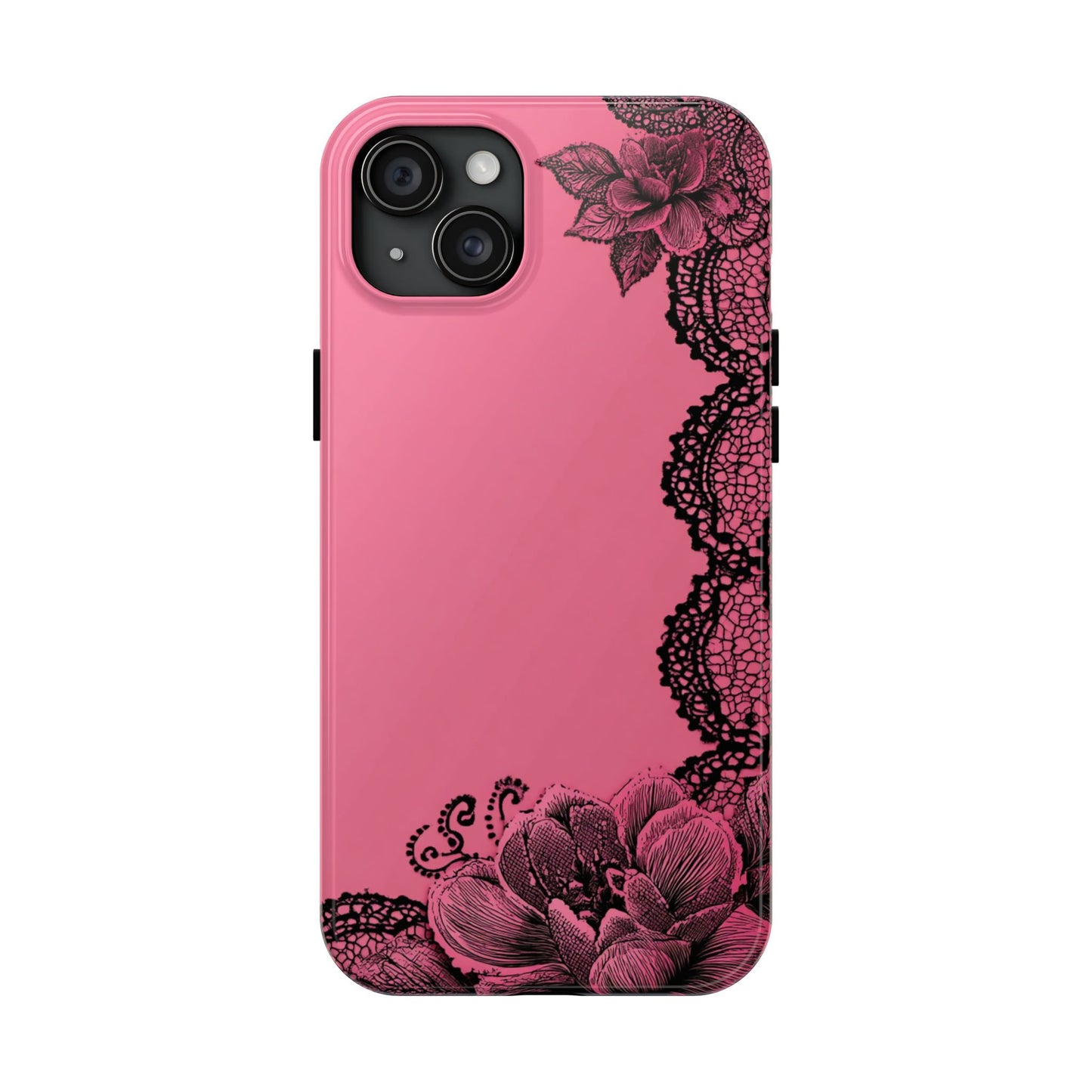 Pink Floral Lace
