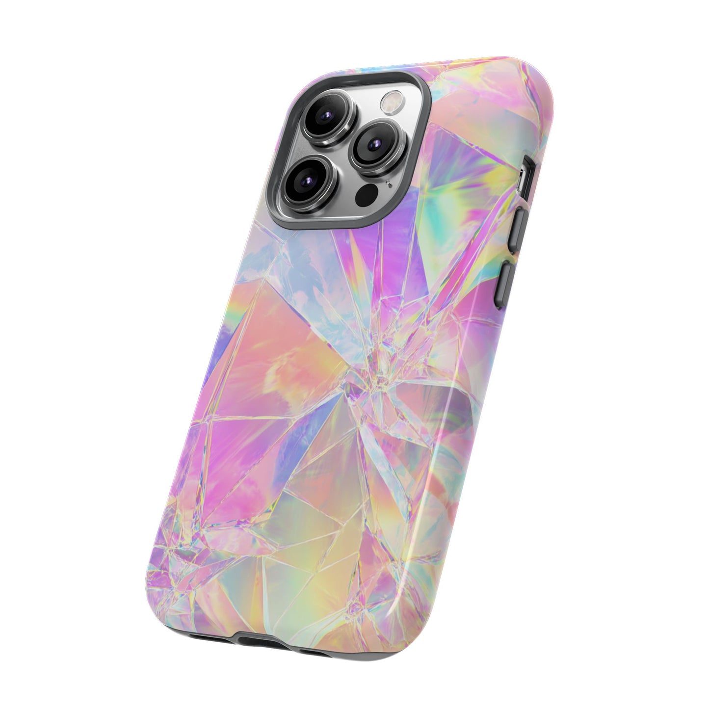 Iridescent Shards Phone Case (iPhone X - iPhone 17 Pro Max) [TOUGH CASE]