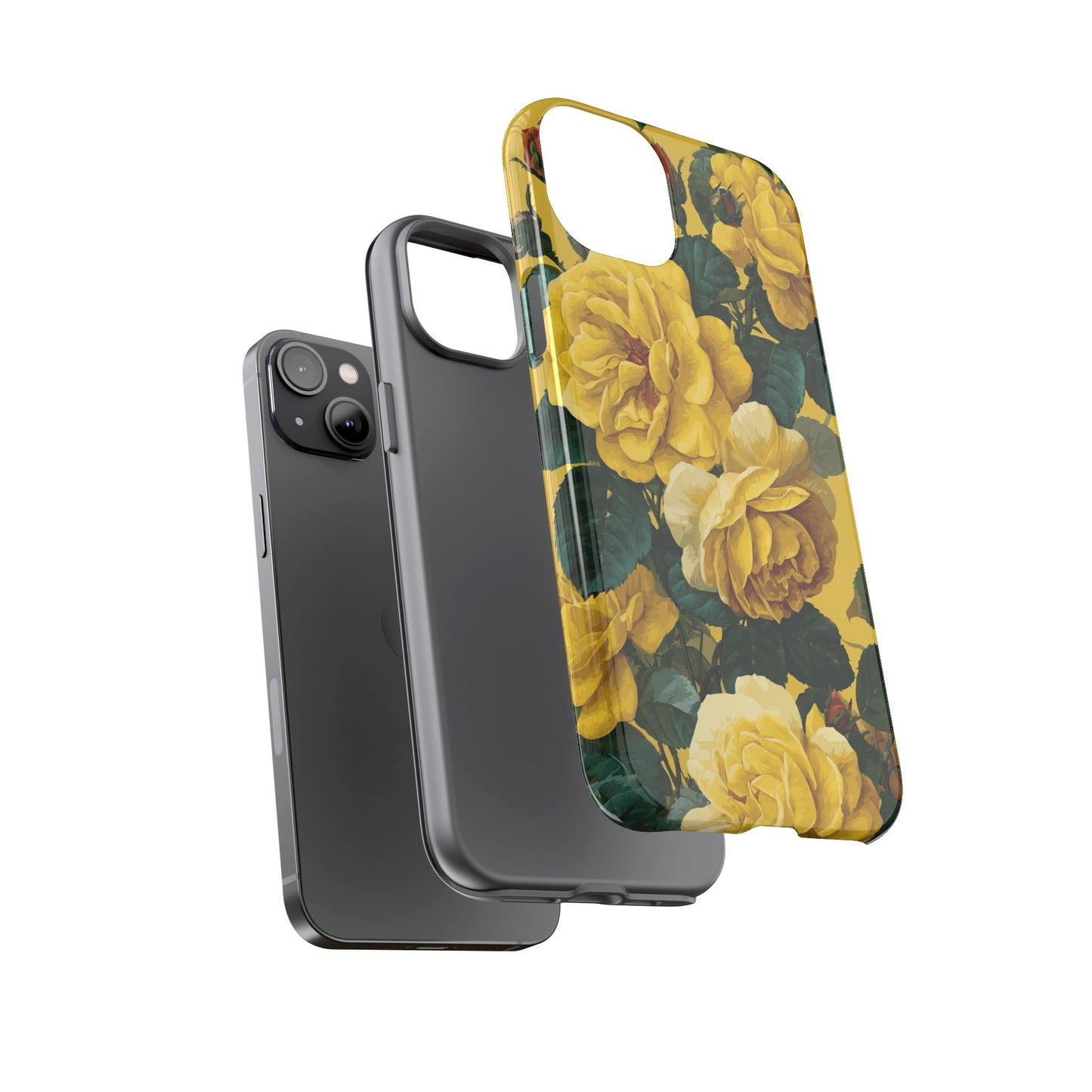 Floral Yellow Roses [TOUGH CASE]
