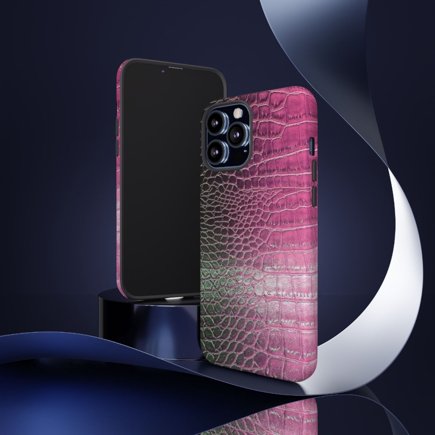 Purple Crocodile Leather [TOUGH CASE]