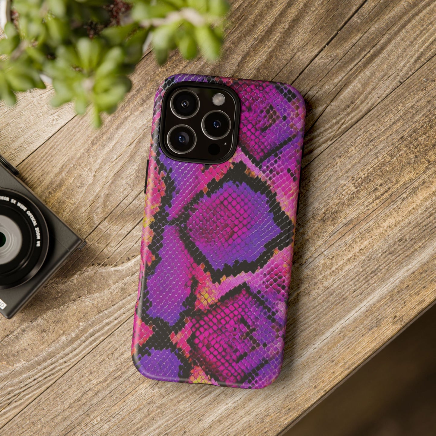 Purple Pink Snake Skin [TOUGH CASE]