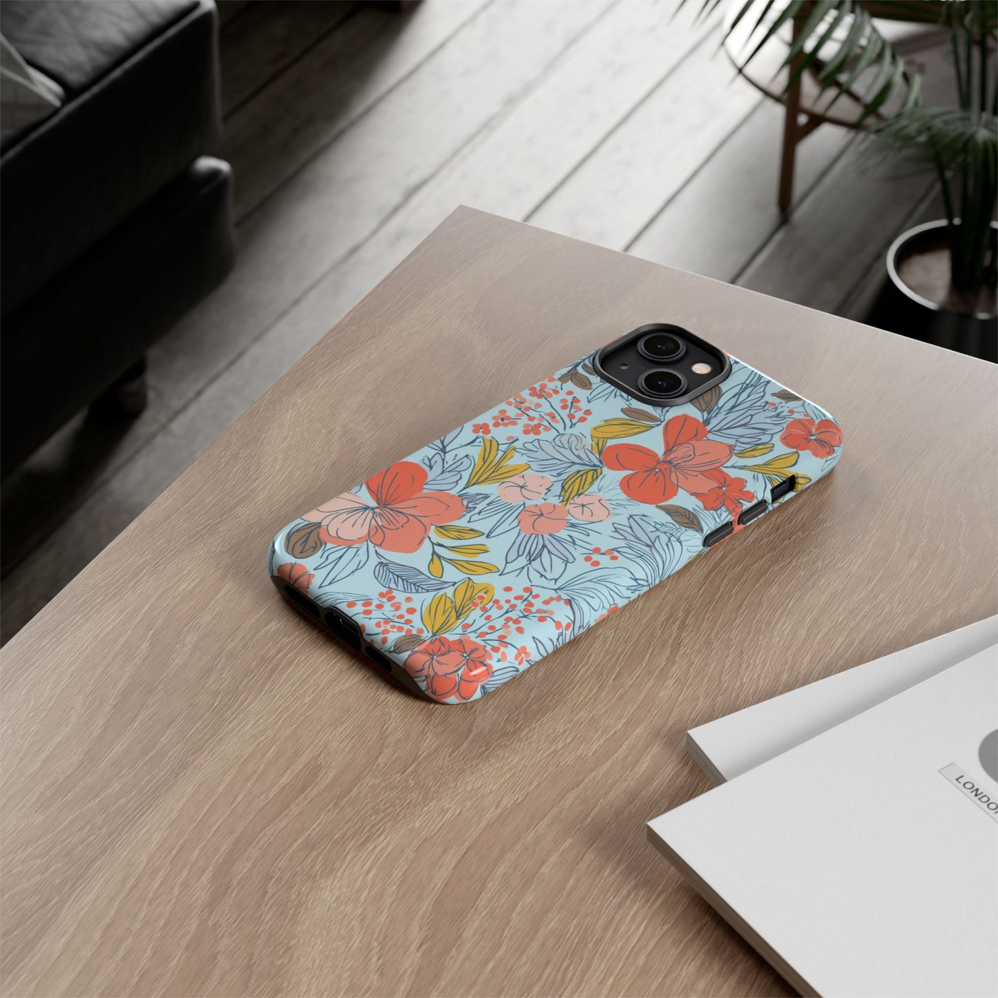 Floral 02 (iPhone X - iPhone 17 Pro Max) [TOUGH CASE]