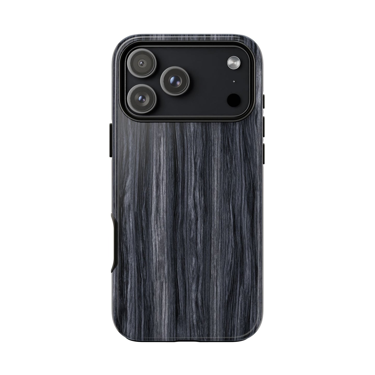 Black Wood (iPhone X - iPhone 17 Pro Max) [TOUGH CASE]
