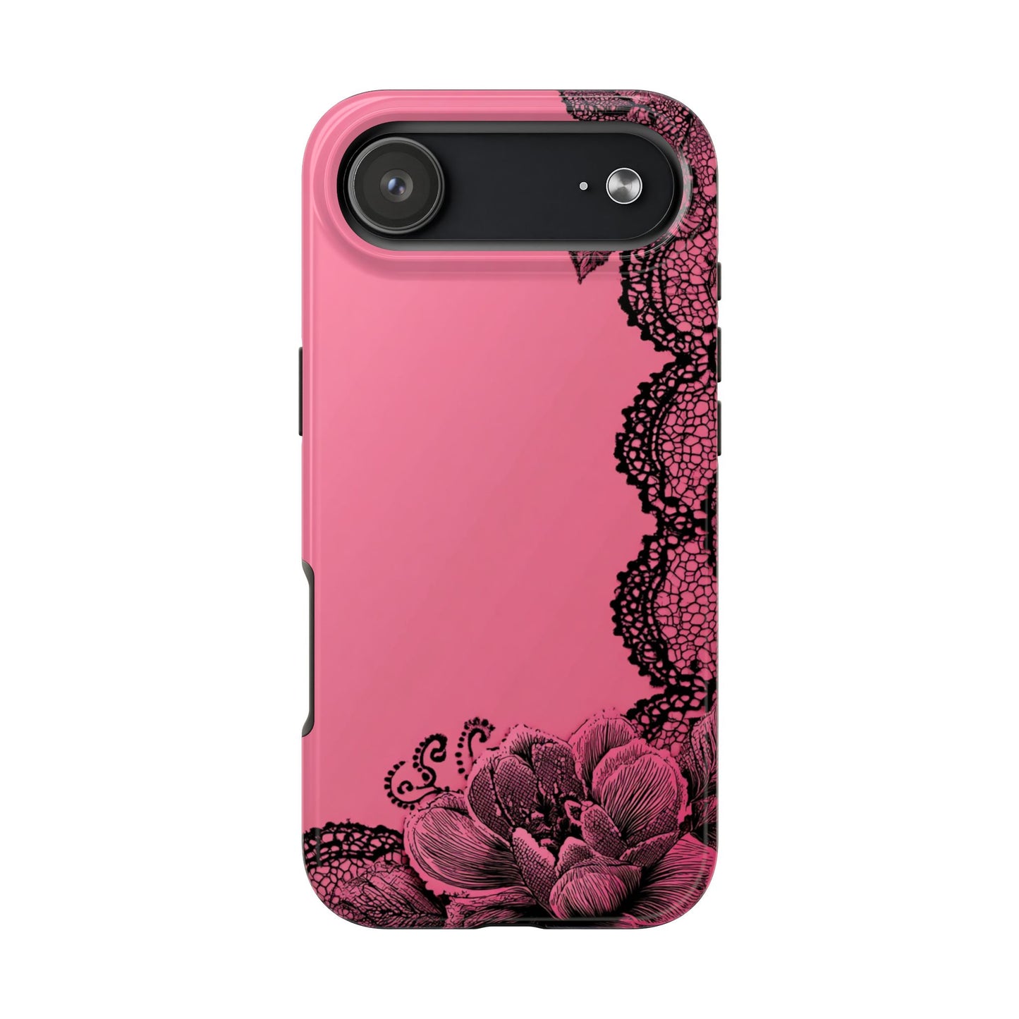 Pink Floral Lace