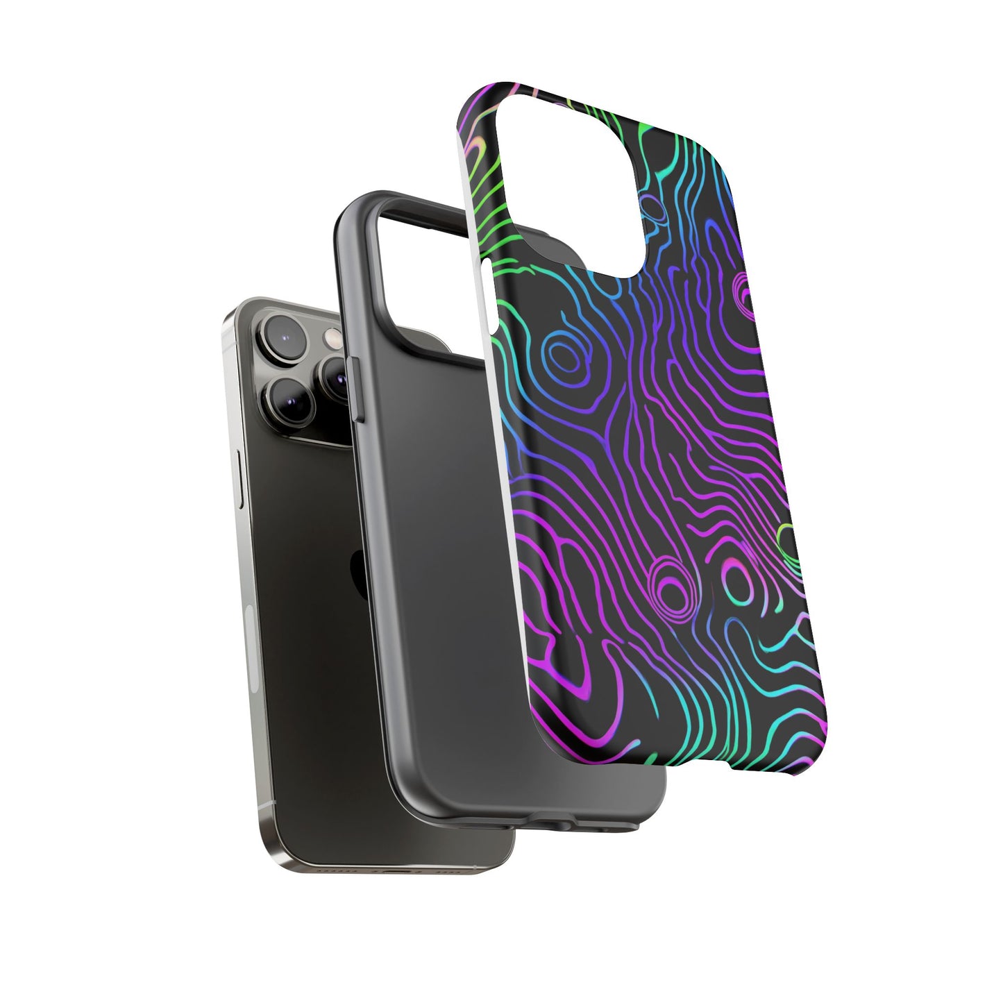 Topographic (iPhone X - iPhone 17 Pro Max) [TOUGH CASE]
