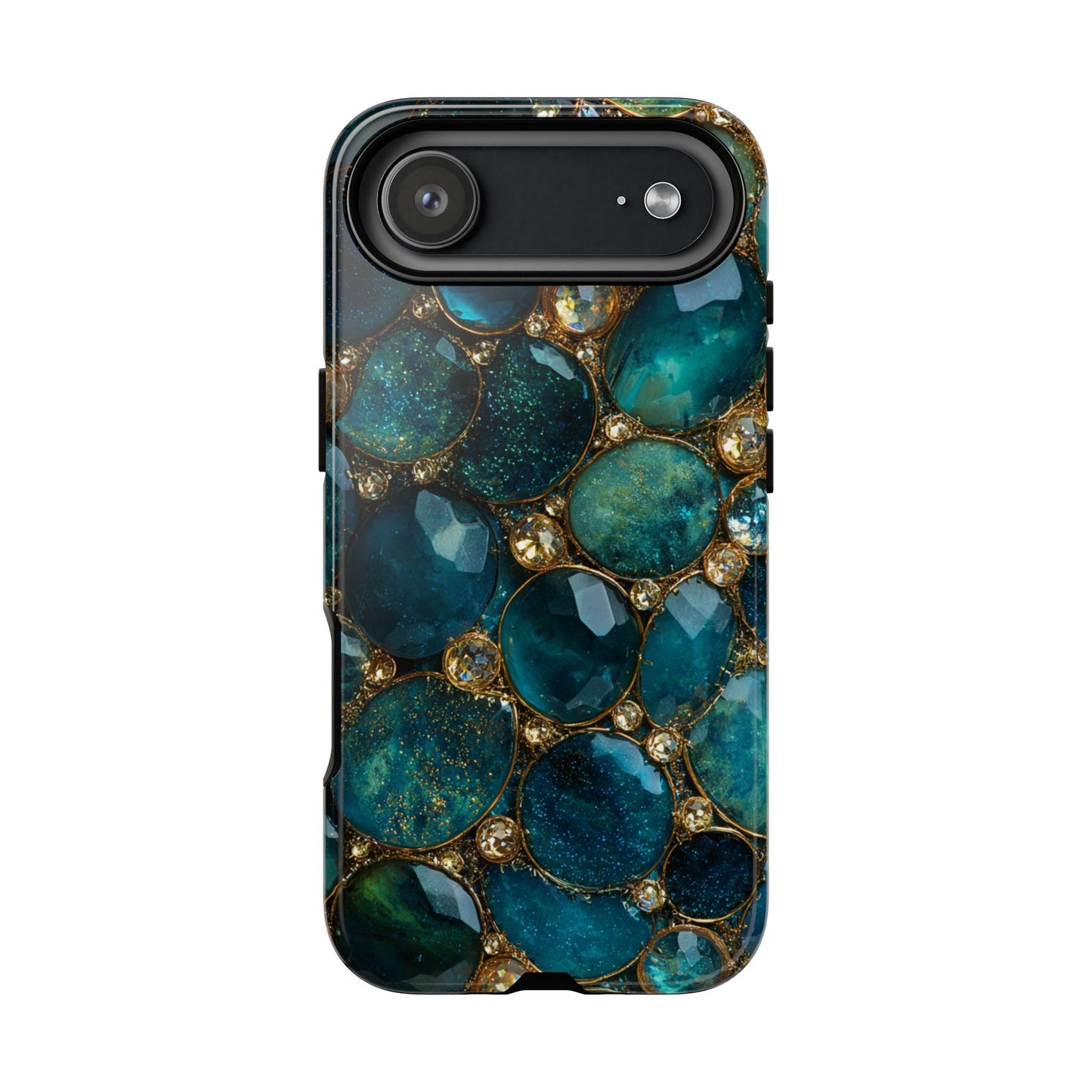 Blue Gemstones (iPhone Pro Max - iPhone X) [Tough Case]