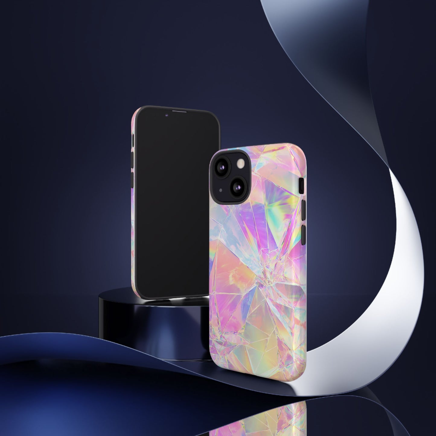 Iridescent Shards Phone Case (iPhone X - iPhone 17 Pro Max) [TOUGH CASE]
