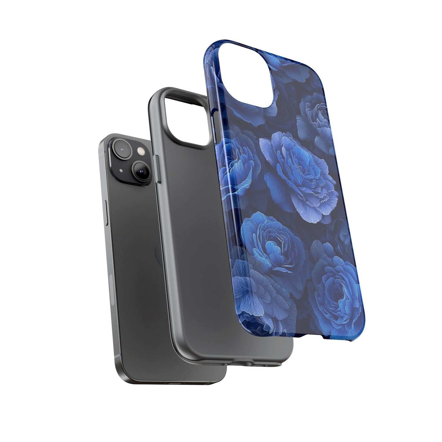 Floral Blue Roses [TOUGH CASE]