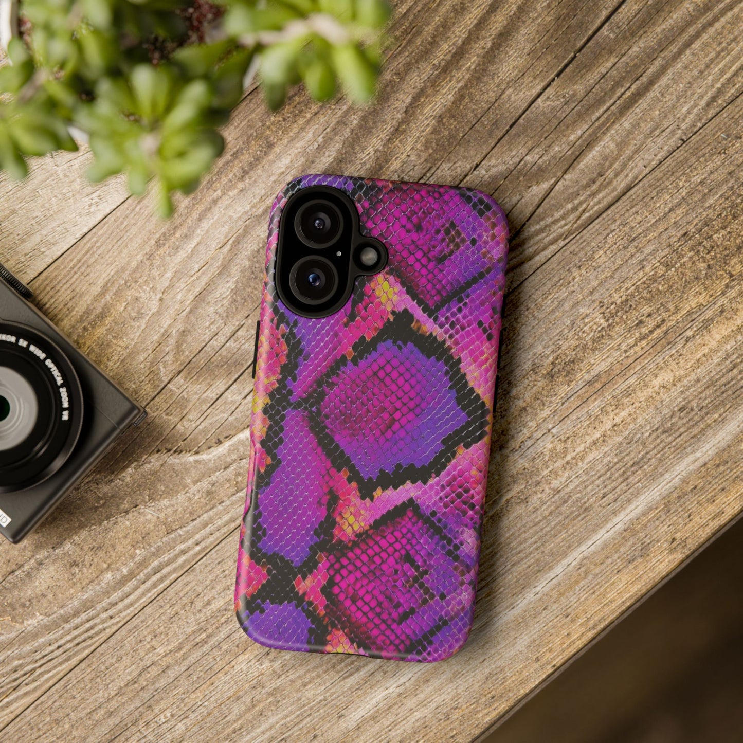 Purple Pink Snake Skin [TOUGH CASE]