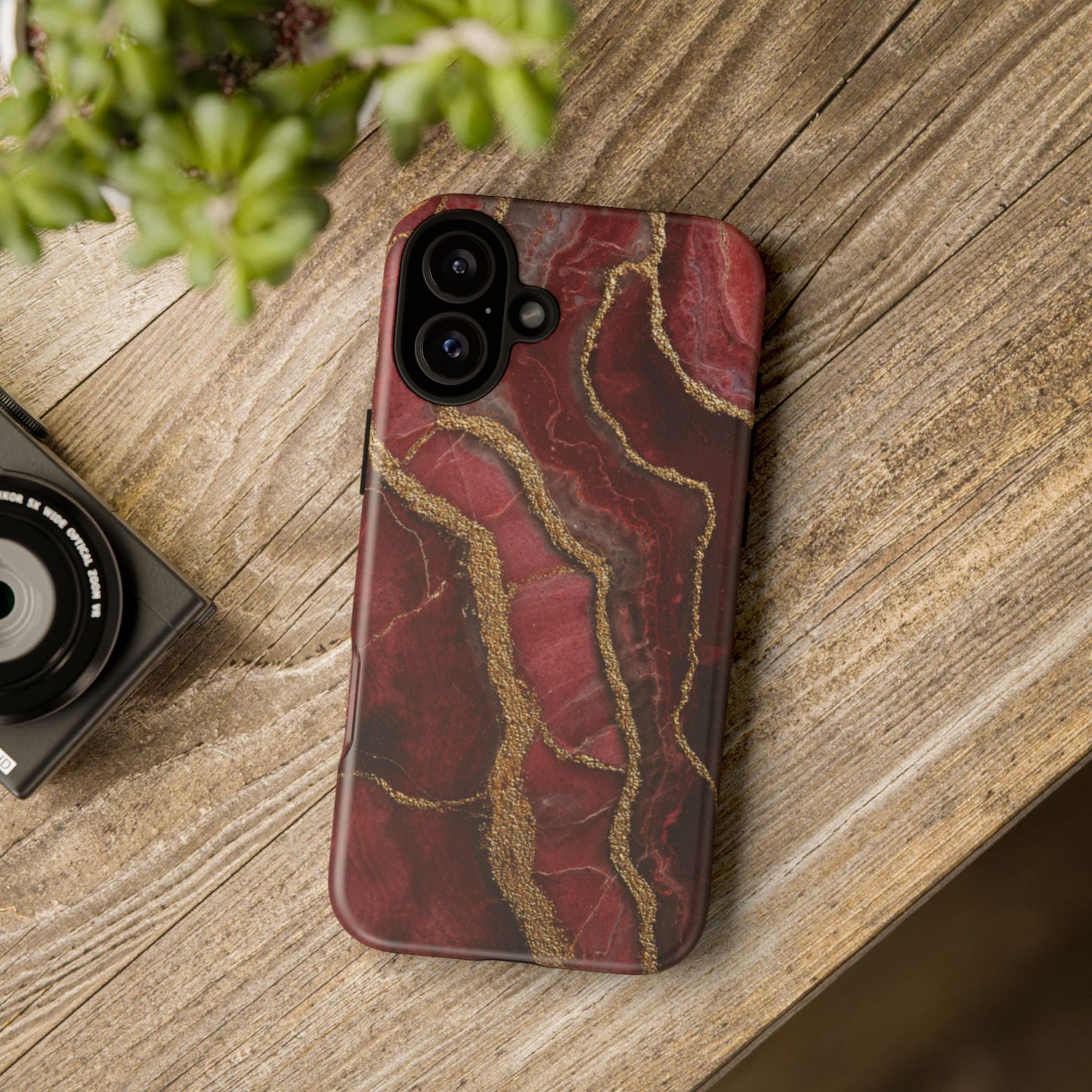 Red & Gold Marble [TOUGH CASE]