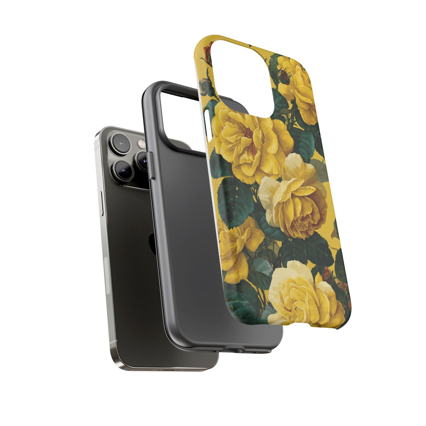 Floral Yellow Roses [TOUGH CASE]
