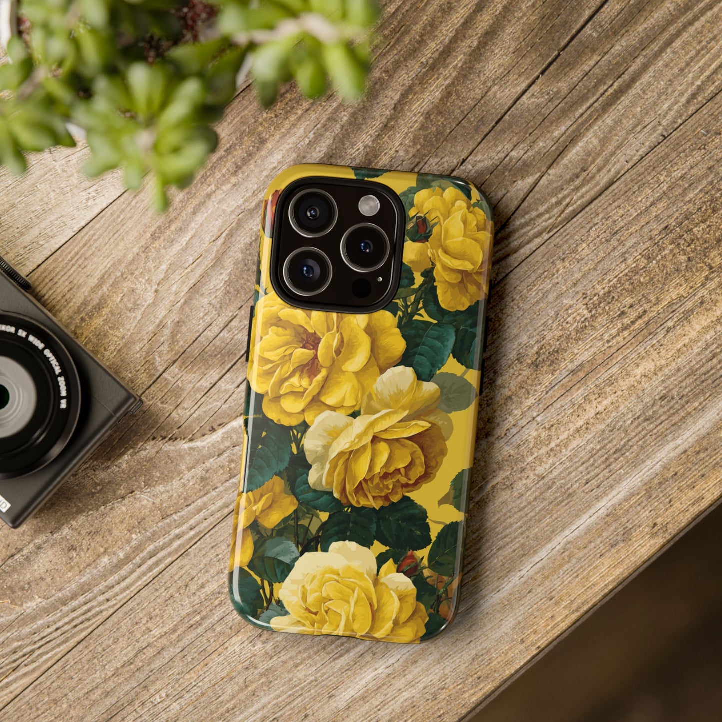 Floral Yellow Roses [TOUGH CASE]