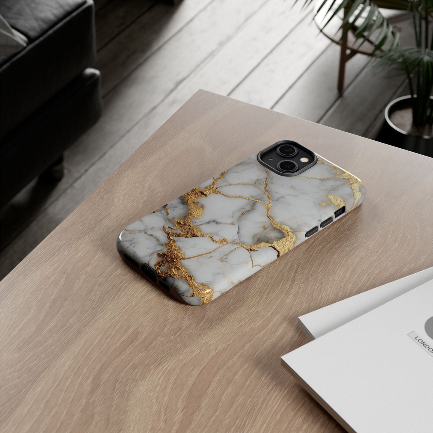 White & Gold Marble [TOUGH CASE]