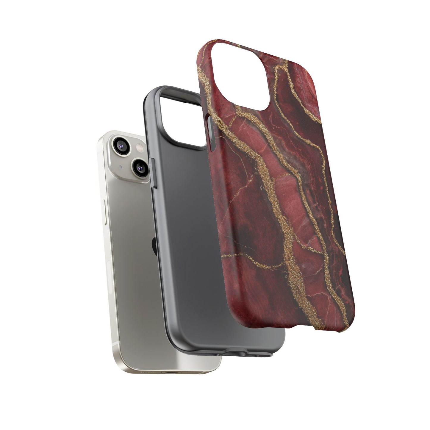 Red & Gold Marble [TOUGH CASE]