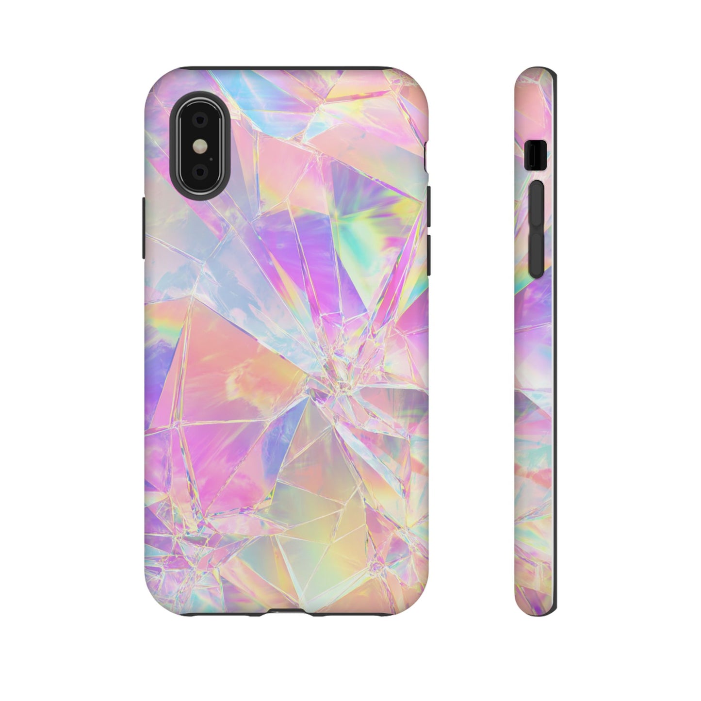 Iridescent Shards Phone Case (iPhone X - iPhone 17 Pro Max) [TOUGH CASE]