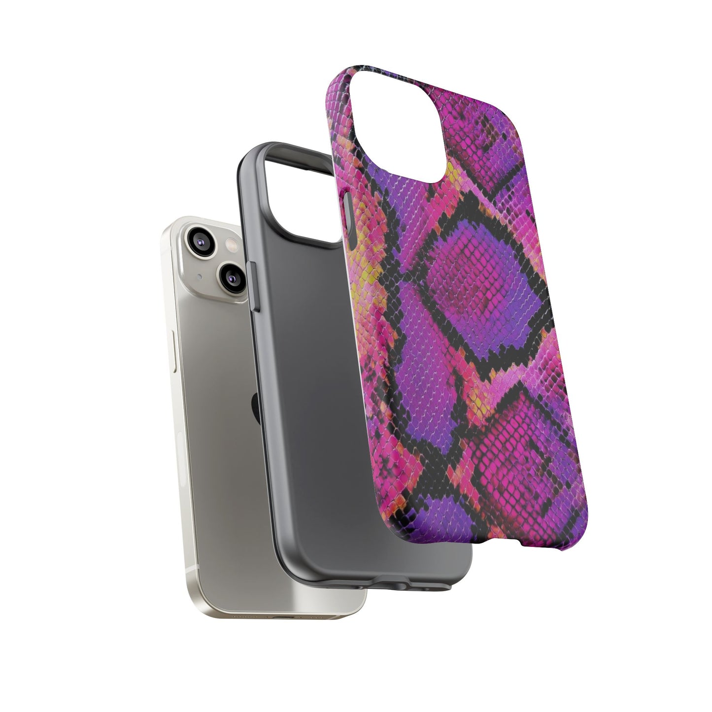 Purple Pink Snake Skin [TOUGH CASE]