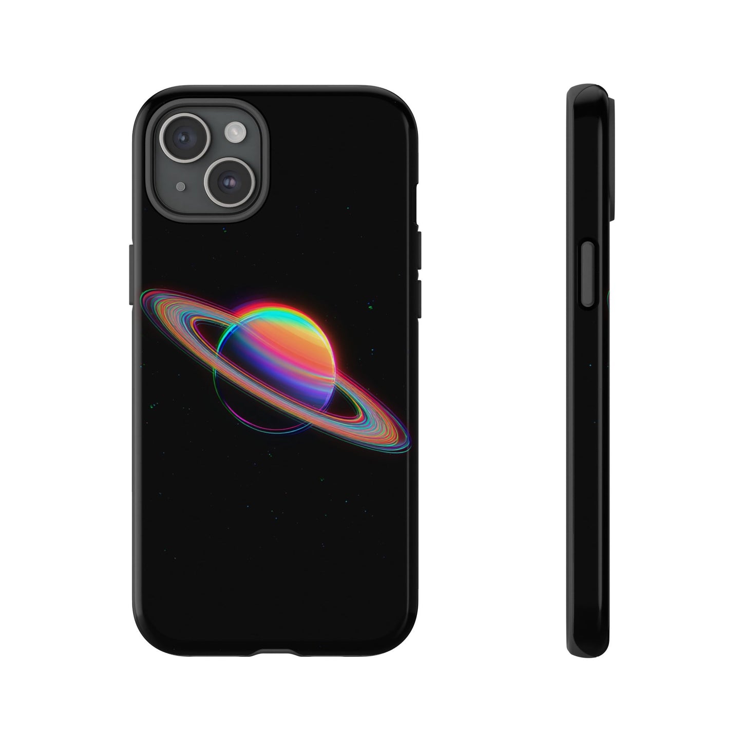 Glitched Saturn – (iPhone X - iPhone 17 Pro Max) [TOUGH CASE]