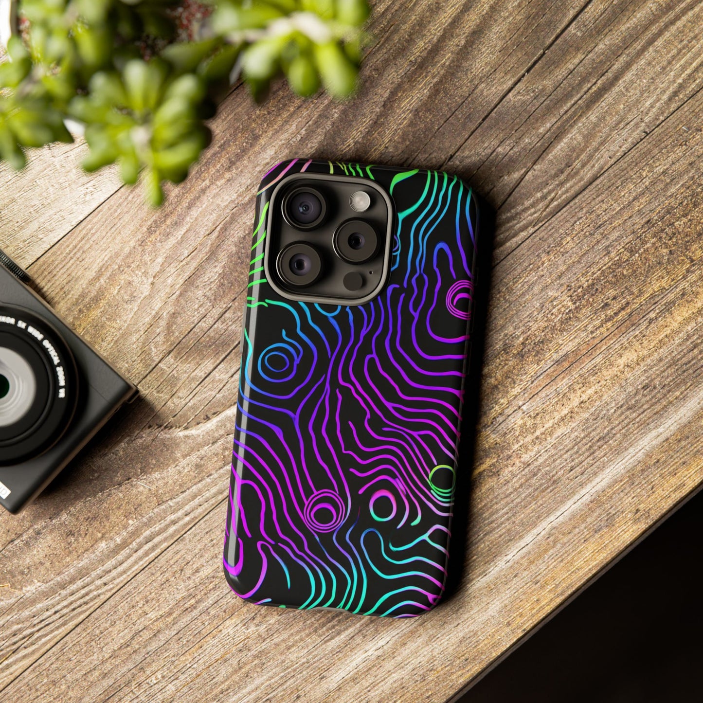 Topographic (iPhone X - iPhone 17 Pro Max) [TOUGH CASE]