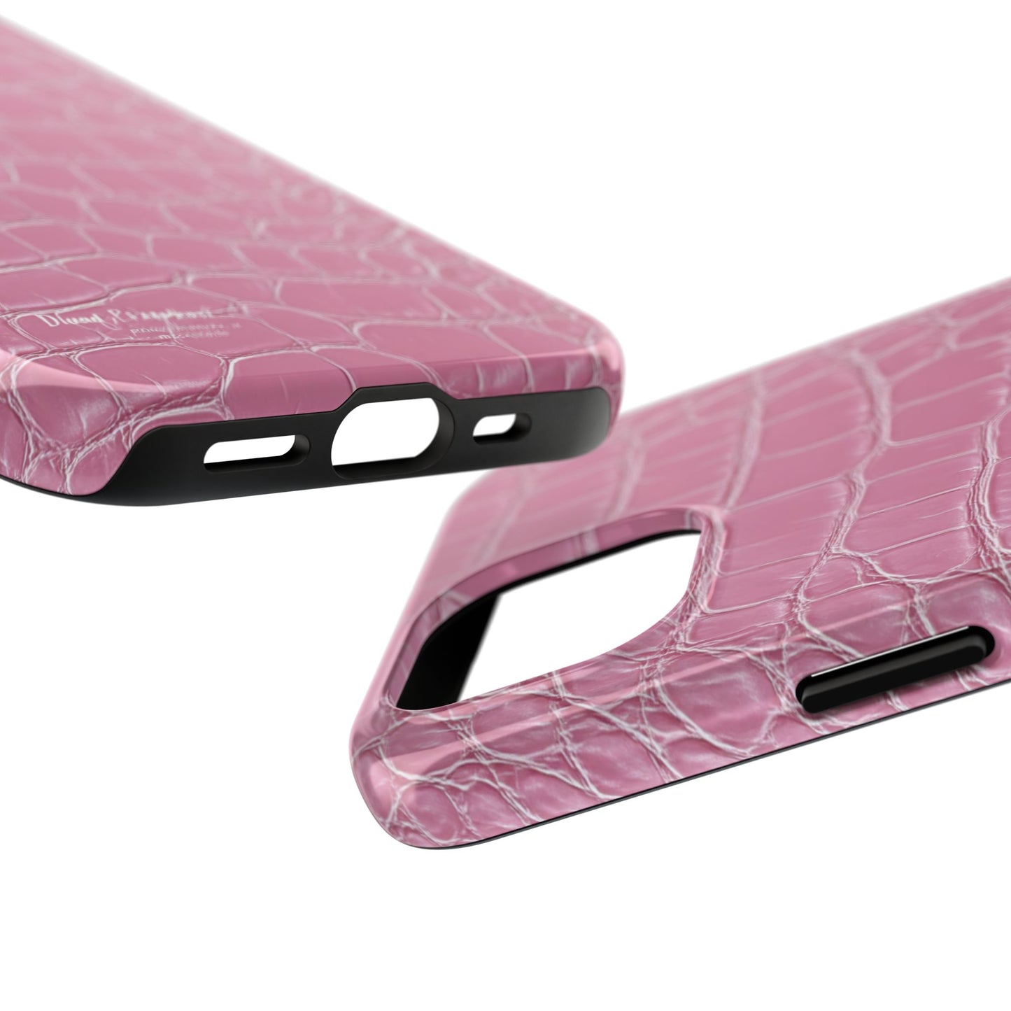 Pink Crocodile Leather