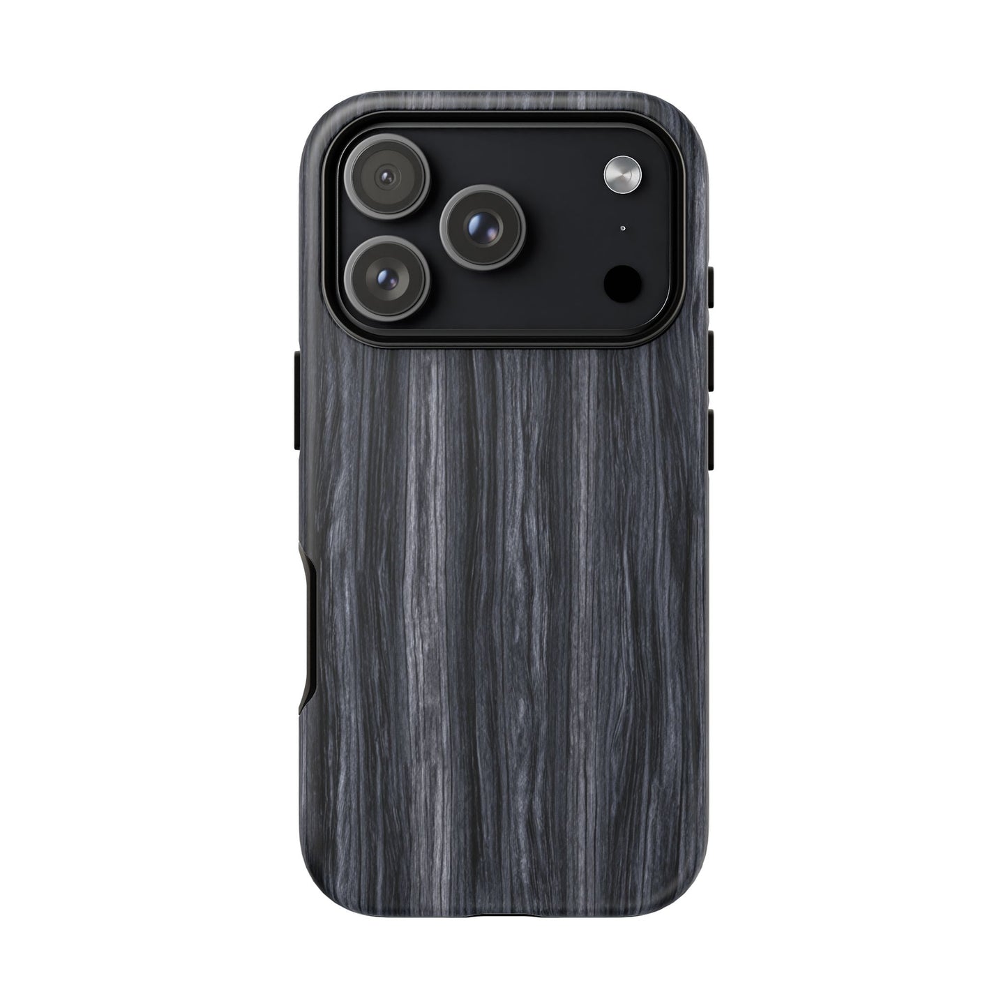Black Wood (iPhone X - iPhone 17 Pro Max) [TOUGH CASE]