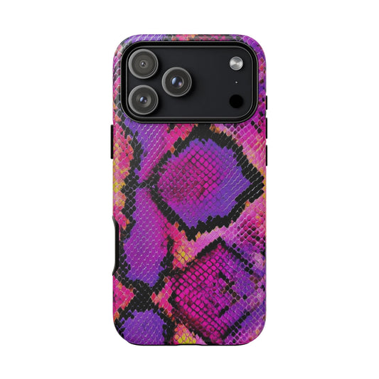 Purple Pink Snake Skin [TOUGH CASE]